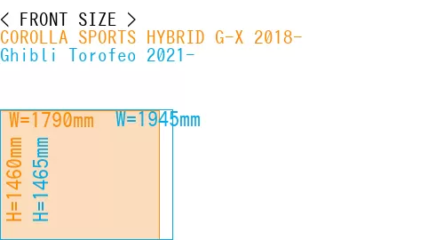 #COROLLA SPORTS HYBRID G-X 2018- + Ghibli Torofeo 2021-